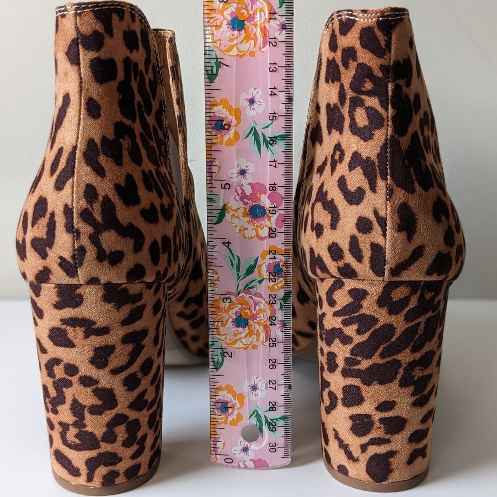 Lane Bryant Dream Cloud Cutout High Heel Bootie - Leopard - 11W - Picture 7 of 15